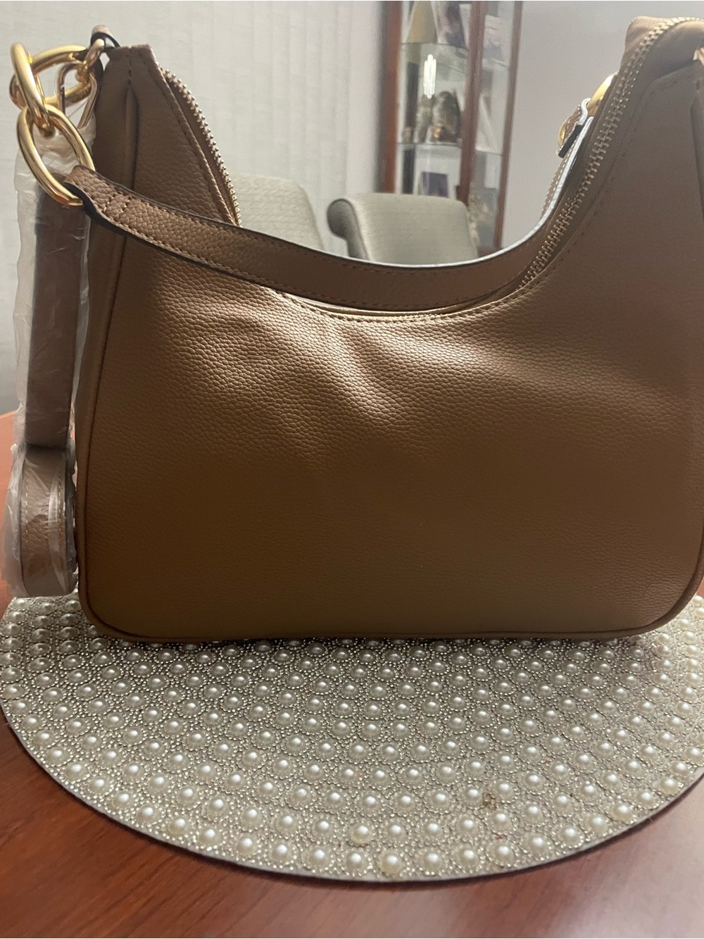 Classic Brown Leather Shoulder Bag - Timeless Everyday Style
